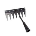 thumbnail image 2 of S SERENABLE Weeding Rake Garden Hand Rake for Tilling Soil Cultivating Vegetable Plowing 7 teeth, 2 of 9