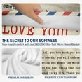thumbnail image 3 of 50x60in Anniversary Wedding Gifts for Women - I Love You More Soft Fleece Throw Blanket - Birthday Gifts for Girlfriend Boyfriend Him Her, Wife Husband Gift Ideas, Couple Blanket, 3 of 7
