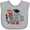AC-Heather Grey, variant on Inktastic My Mommy Did It and She Did It for Me with Graduation Cap Boys Baby Bib