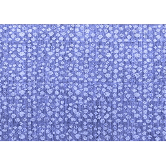 Ahgly Company Indoor Rectangle Abstract Blue Modern Area Rugs, 2' x 5'