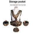 thumbnail image 3 of Paquete de camuflaje de caza con arnés, riñonera con correas para los hombros para escalar, senderismo, acampar, correr, viajar, 3 of 5