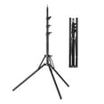 thumbnail image 1 of Photography Stand Stuido Light Tripod Stand Metal Ring Light Stand 200cm/ 78.7in Max. Height with 1/4 Inch Screw for Photography Studio Reflector Softbox LED Video Light Ring Light, 1 of 7
