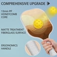 thumbnail image 2 of Pickleball Paddles Set Of 2, Fiberglass Surface, West & Cowboy Print, 4 Balls & Bag, 2 of 5