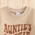 thumbnail image 6 of NOLDARES Toddler Kids Girl Cute Fall Winter Clothes 2 Piece Long Sleeve Graphic Tee and Elastic Waist Joggers Outfits Clothing(Beige,2-3 Y), 6 of 8