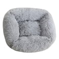 thumbnail image 4 of Cozy dog Bed Warm Kennel Long Plush easy to Suministros para mascotas Colchón suave para el invierno Warm Puppy Sleeping Small Medium Dogs - Gris claro, M M gris claro Colco Casa de la cama del gato, 4 of 8