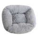 thumbnail image 4 of Cómoda cama para perros y , perrera cálida, de suave y cálido, alfombrilla de rectangular, almohadilla de varios tamaños para - Gris claro, l L gris claro Salvador Casa de la cama del gato, 4 of 9