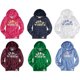 thumbnail image 1 of Aeropostale - Sudadera con capucha para mujer Aero Ny, verde, mediana, 1 of 1