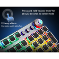 thumbnail image 4 of Teclado mecánico Real, teclado con eje verde, juego de escritorio, ordenador portátil, oficina, teclado con cable para ordenador portátil, juegos de PC, 4 of 8