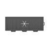 Alfombrilla de silicona para grifo de cocina, protector contra salpicaduras para fregadero, protector para encimera (negro) Ehuebsd Libre de BPA