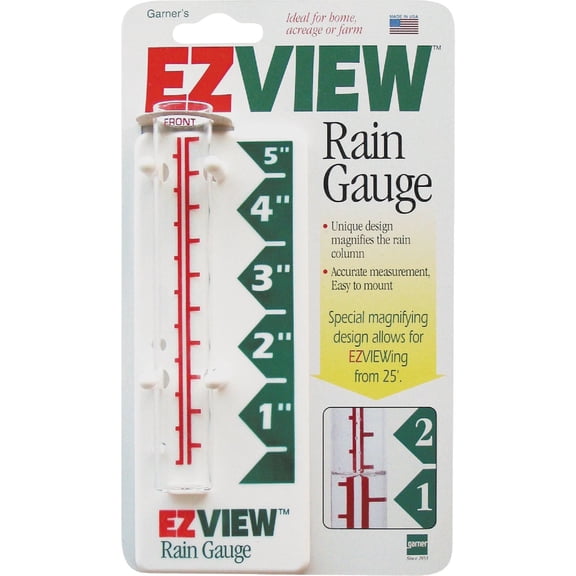 Headwind EZ View 5" Capacity Rain Gauge, Clear