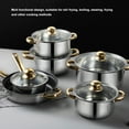 thumbnail image 4 of Kitchen Cookware Pots, 12 Pieces Stainless Steel Kitchen Pots  for Cooking, 4 of 8