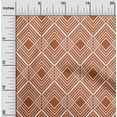 thumbnail image 1 of oneOone Organic Cotton Poplin Twill Fabric Diamond Geometric Print Fabric BTY 42 Inches Wide, 1 of 4