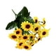 thumbnail image 1 of Ramo De Girasoles Artificiales, Flores De Girasol De Seda Para Bodas, Decoración Del Hogar, Decoración Para Bodas, 1 of 2