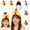 Assorted, variant on TOPTIE 6 Pcs Chicken Animal Headbands Costume Rooster Plush Headband for Halloween Easter