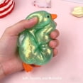 thumbnail image 6 of BESTSKY Cute Duck Squashy Stress Ball,Soft Duck Stress Relief Ball Squashy Ultra Squashy and Moldable Slow Rise Relaxing(Green), 6 of 8