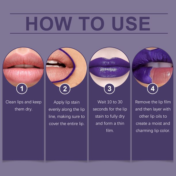 Labial Líquido Peel-Off | Tinte de Labios Mate de Larga Duración | Fórmula Hidratante Resistente al Agua y Anti-Borrado | Fácil de Aplicar | Hidratación Profunda | No Pegajoso | Brillo de Labios
