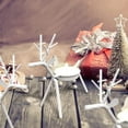 thumbnail image 3 of Set of 6 Whimsical White Reindeer Metal Tea Light Candle Holders - Table Decorations and Centerpieces, Set of 6, 3 of 4
