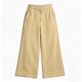 thumbnail image 6 of Pants for Girls Boys Casual Unisex Kids 5-15Years Warm Solid Color Elastic Waist Trousers Outdoor Sports Sweatpants with Pockets Outerwear Boys Girls Clothes, 6 of 9