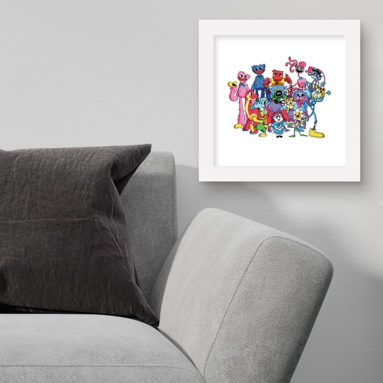 Gallery Pops Poppy Playtime - Big Group Wall Art, White Framed