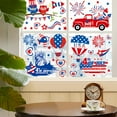 thumbnail image 3 of Patriotic Window Clings 9Sheets Vinyl Stickers 4th of July Decorations for Indoor Home Glass（11.8×7.87in）, 3 of 6