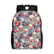 thumbnail image 1 of Disketp music Skull record Retro Mochila Unisex de Apertura Lateral Completa, Mochila para Laptop para Escuela, Trabajo y Viajes, 1 of 8