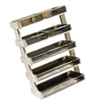 thumbnail image 2 of Organizador de encimera de cocina, estante de almacenamiento de cocina multifuncional desmontable de plástico, estante de alimentos para dormitorio, baño, escritorio, color blanco crema, 5 niveles, 2 of 13