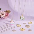 thumbnail image 5 of 10 Pcs Round Bezel Pendant Trays, for Photo DIY Jewelry Making, 5 of 5