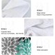 thumbnail image 5 of Turquoise Dahlia Flower Hanging Kitchen Towels 2 Pieces Dish Cloth Tie Towels Gift, 5 of 5