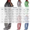 thumbnail image 3 of Usloyux Women's 2 Piece Striped Lounge Set Long Sleeve Pullover Top and Wide Leg Pants Matching Tracksuit Outfits with, Green S, 3 of 6