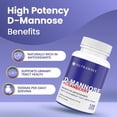 thumbnail image 2 of Nutrawave D-Mannose with Cranberry 1000 mg – Urinary Tract & Bladder Support, with Dandelion & Hibiscus, 120 Vegan Capsules, Non-GMO, Gluten-Free, Made in Canada, 2 of 11