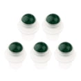 thumbnail image 1 of 5 tapas de repuesto con forma de bola para botellas de aceites esenciales, color verde, 2 x 0,9 cm, 1 of 9