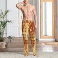 thumbnail image 2 of Balery Not All Those Who Wander Are Lost2 Pantalones de pijama para hombre, pijama ultraligero, pantalón de descanso-XX-Large, 2 of 6