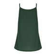 thumbnail image 5 of Up to 30% off! Kmdttou Womens Pleated Tank Tops Spaghetti Strap Camisole Tops Curved Hem Fashion Suspender Tops Fashion Layering Slim Trendy Cool Tops, 5 of 6