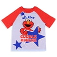 thumbnail image 3 of Sesame Street Toddler Boys' Elmo All Star Cuddle Monster Pajama Set Short, 3 of 7