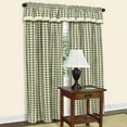 thumbnail image 3 of Achim Six Color options available Modern Gingham Check Rod Pocket Energy Efficient Curtain Panel, 42" x 84", 3 of 6