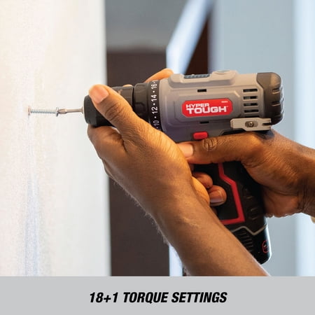 HYPER TOUGH 12V MAX LITHIUM-ION CORDLESS 3/8-INCH DRILL DRIVER WITH 1.5AH BATTERY, 99303
