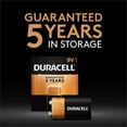 thumbnail image 3 of Duracell Coppertop 9V Battery, 1 Count Pack, 9-Volt Battery with Long-lasting Power, All-Purpose Alkaline 9V Battery for Household and Office Devices, 3 of 5