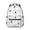 Black and White, variant on Black and White Cat Head Backpack for School, Cute School Bag with Adjustable Shoulder Straps and Padded Back, 15.3"x11"x7.1"