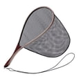 thumbnail image 3 of MAGIDEAL Fly Fishing Landing Net Nylon Mesh Adults Fishermen Accessories Portable Fish Net with Lanyard for Saltwater Kayak Freshwater, 3 of 8