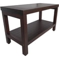 thumbnail image 3 of Rectangular Teak Shower Stool or Bench with Shelf in Brown Finish, 3 of 3