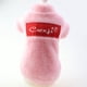 thumbnail image 1 of Ropa para mascotas, suéter cálido para perros, suéter para chihuahua, ropa linda para cachorros, tela polar, ropa cálida de invierno para perros pequeños a medianos (M, rosa), 1 of 5