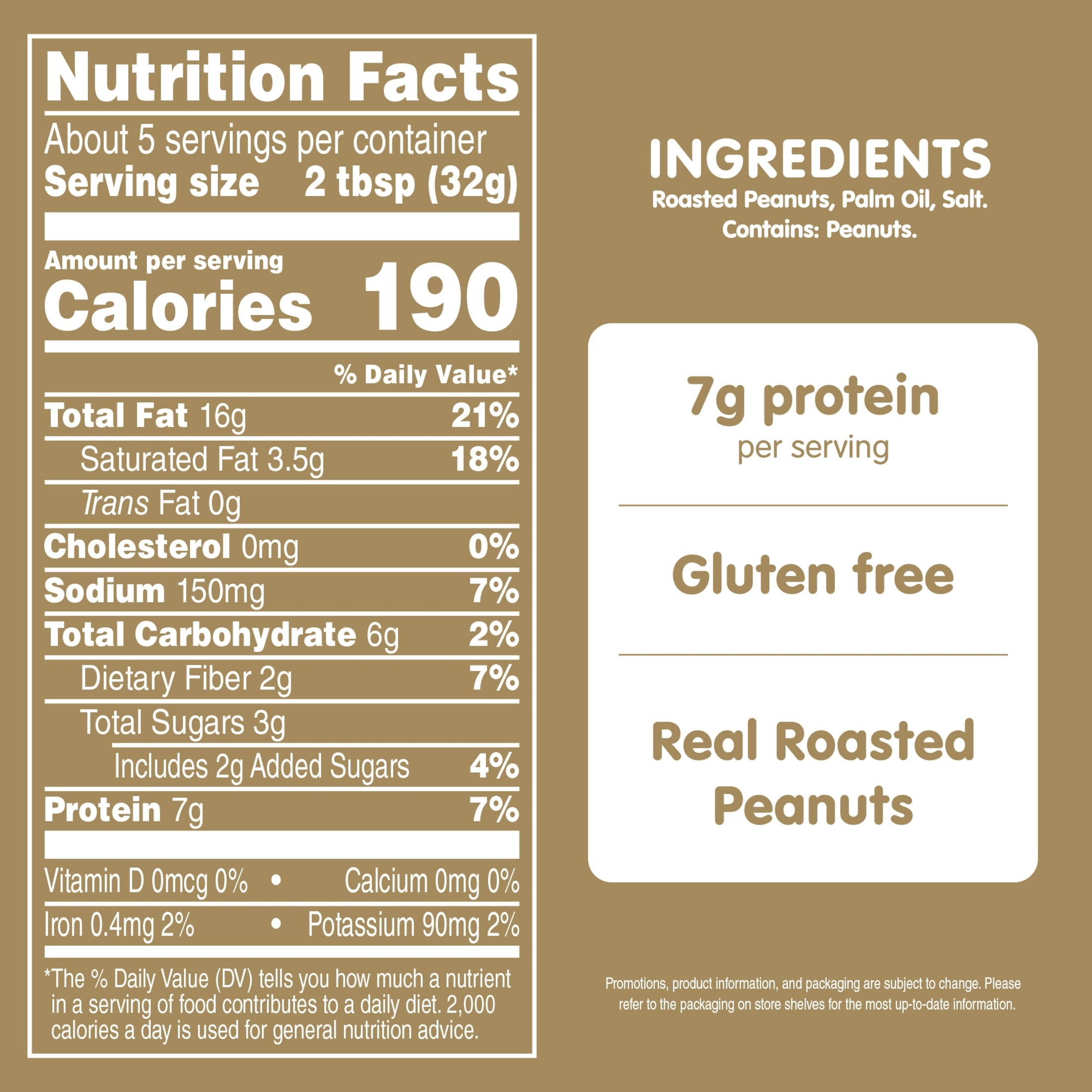 (6 pack) SKIPPY Natural Creamy Peanut Butter Spread, 7g Protein per serving, Shelf-Stable, 6 oz Plastic Package