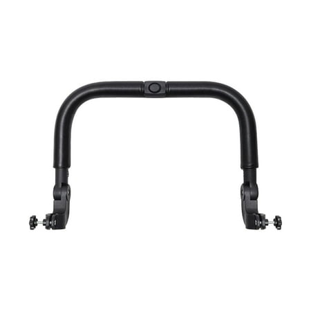 shamjina Stroller Armrest Trolley Crossbar Detachable Stroller Rod Stroller Handlebar Black