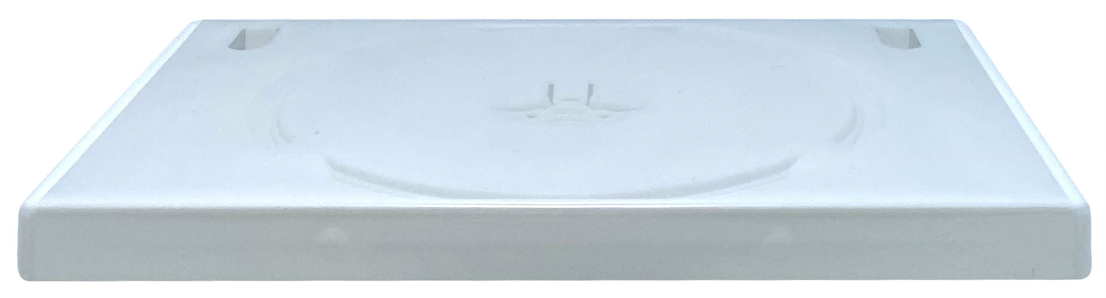 CheckOutStore 25 Premium Standard Solid White Color Double DVD Cases (100% New Material)