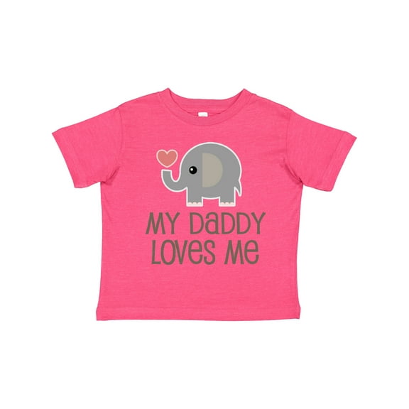 Inktastic My Daddy Loves Me Boys or Girls Toddler T-Shirt