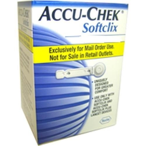5 Pack AccuChek Softclix Lancets, Thin Gauge, BevelCut, 200 Each