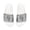 White, variant on Effete Feline Claw Marks Scratch Women Removable-Strap Sandals