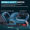 thumbnail image 4 of 21V 20" Cordless Electric Hedge Trimmer with 2.0Ah Battery & Charger, Handheld Hedge Cutter, Grass Shrub Trimmer, Lightweight & Compact Trimmer for Garden Yard Bush & Shrub Cutting, Trimming, Pruning, 4 of 9