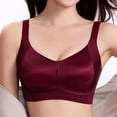 thumbnail image 2 of Njagoc3 Wireless Bras for Women V Neck Wide Straps Seamless Comfortable Underwire Free Daily Bra, 2 of 6