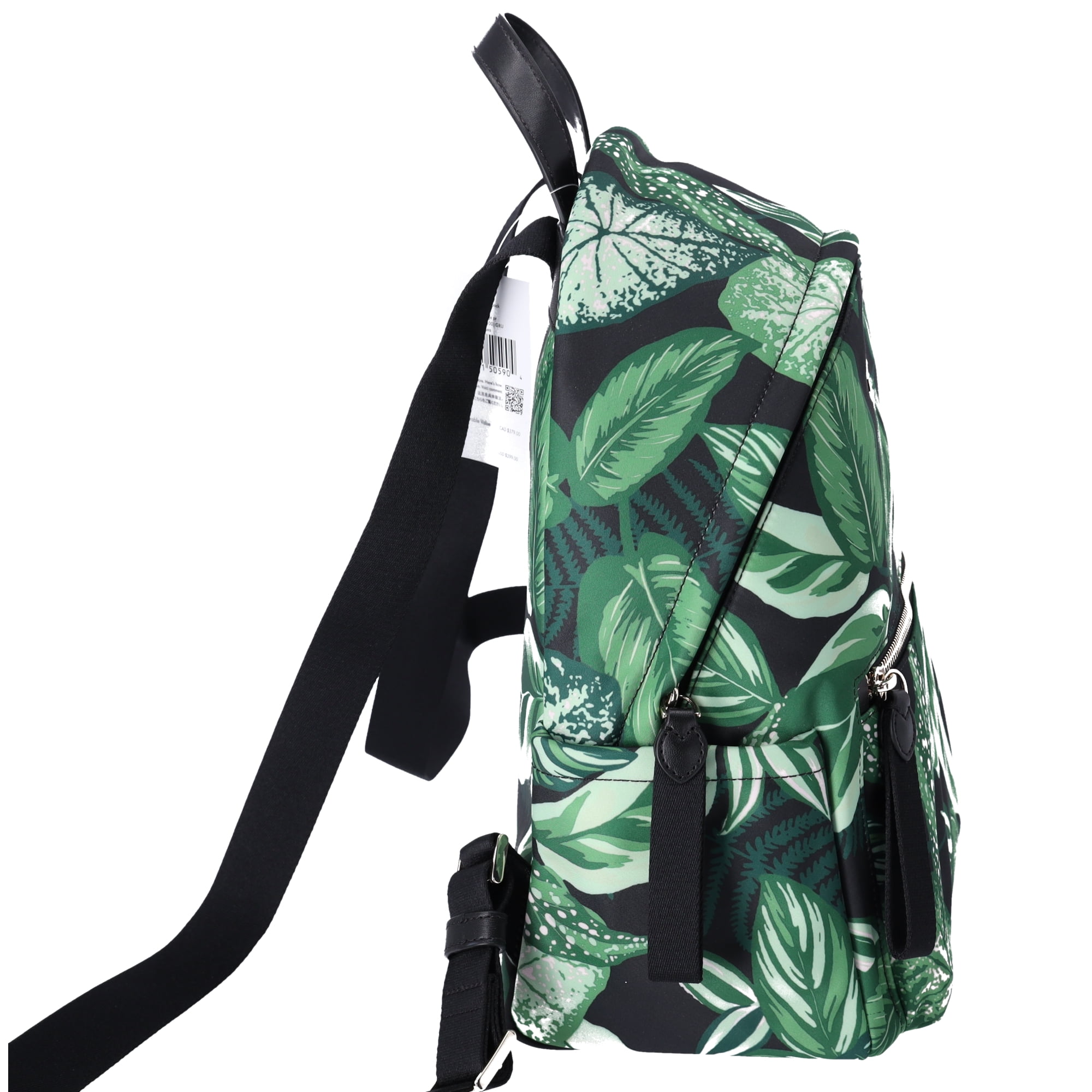 Kate Spade Dark Green and White Leaf Backpack kate spade new york Backpack Green Bags & Handbags for Women  main image 3